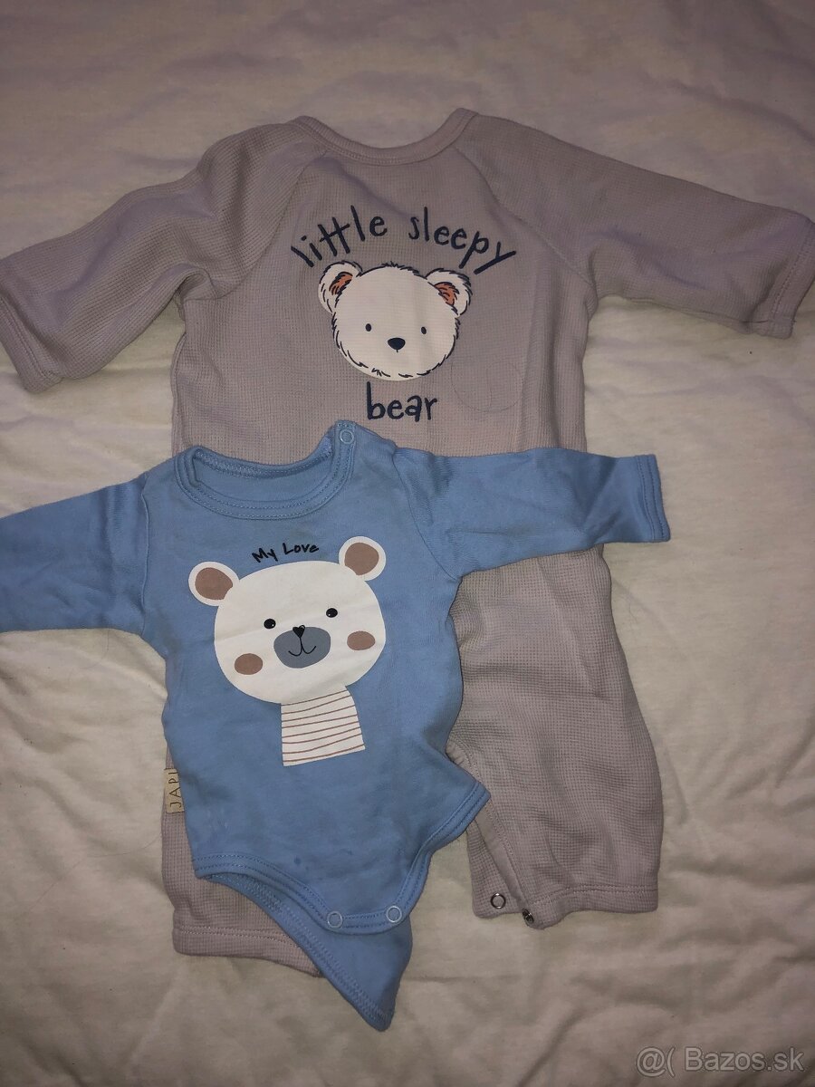 Detske chlapcenske oblecenie 0-6mesiacov - 7