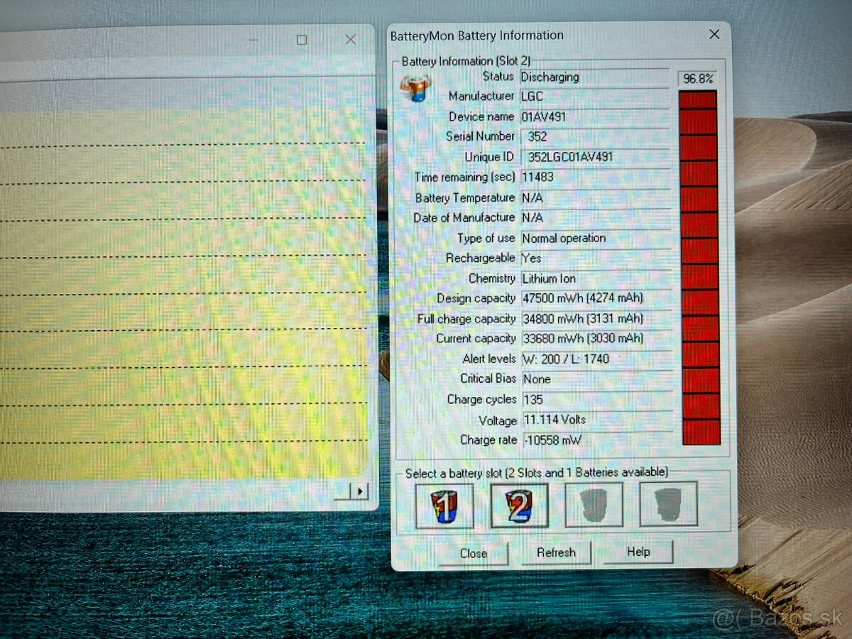 Predám Lenovo Thinkpad T570/16GB RAM/512GB SSD/W11 - 7