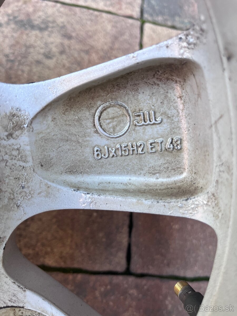 Orig. Hliníkové disky Opel R15 5x110 - 7