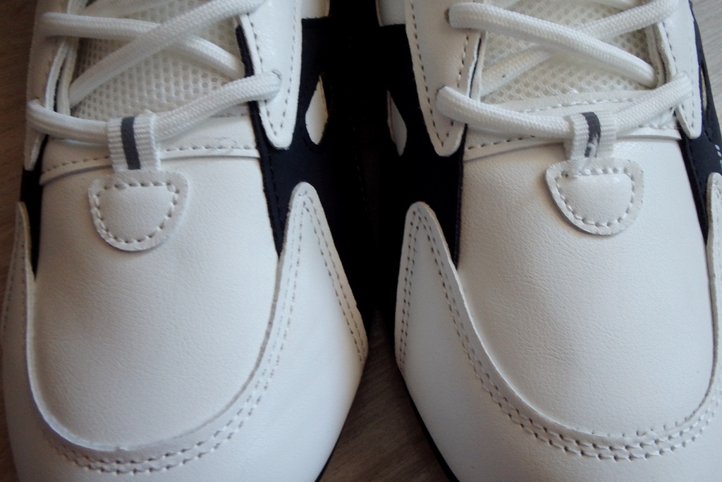 Bielo čierne botasky, v.40 - 7