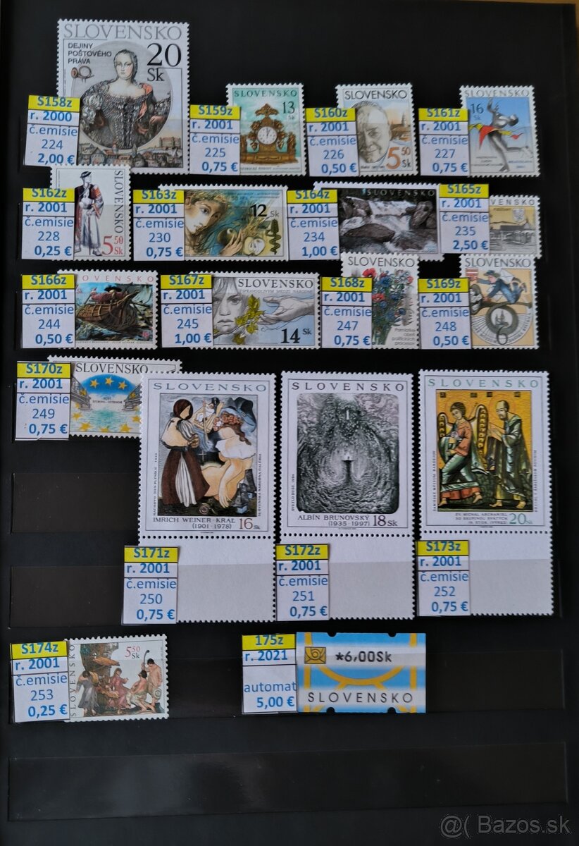 Poštové známky Slovensko - čisté - 7