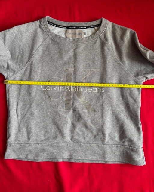 Calvin Klein - sivá mikina - 7