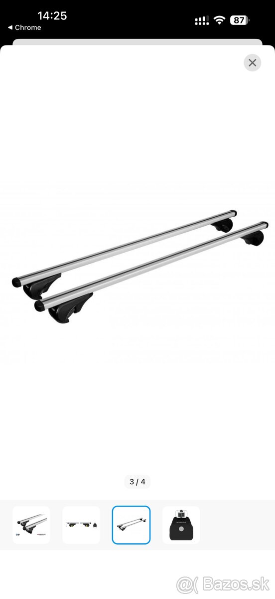 Strešný nosič Nordrive + nosič lyži - 7