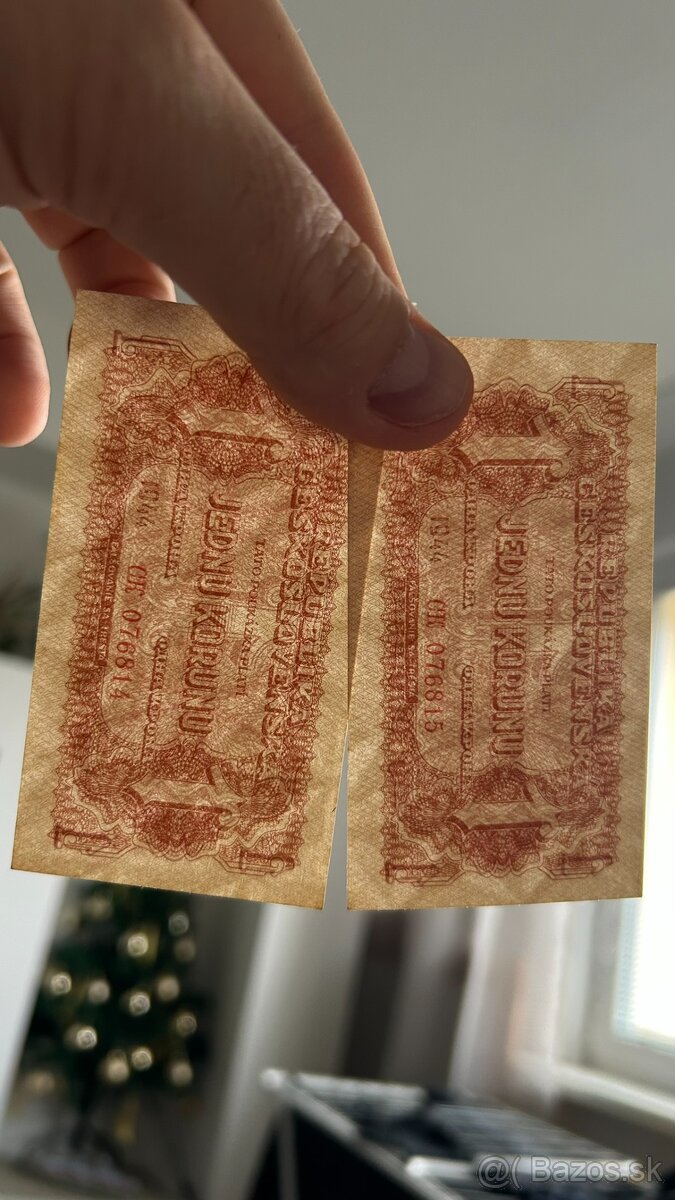 Bankovky ČSSR 1944 Neperforované - 7