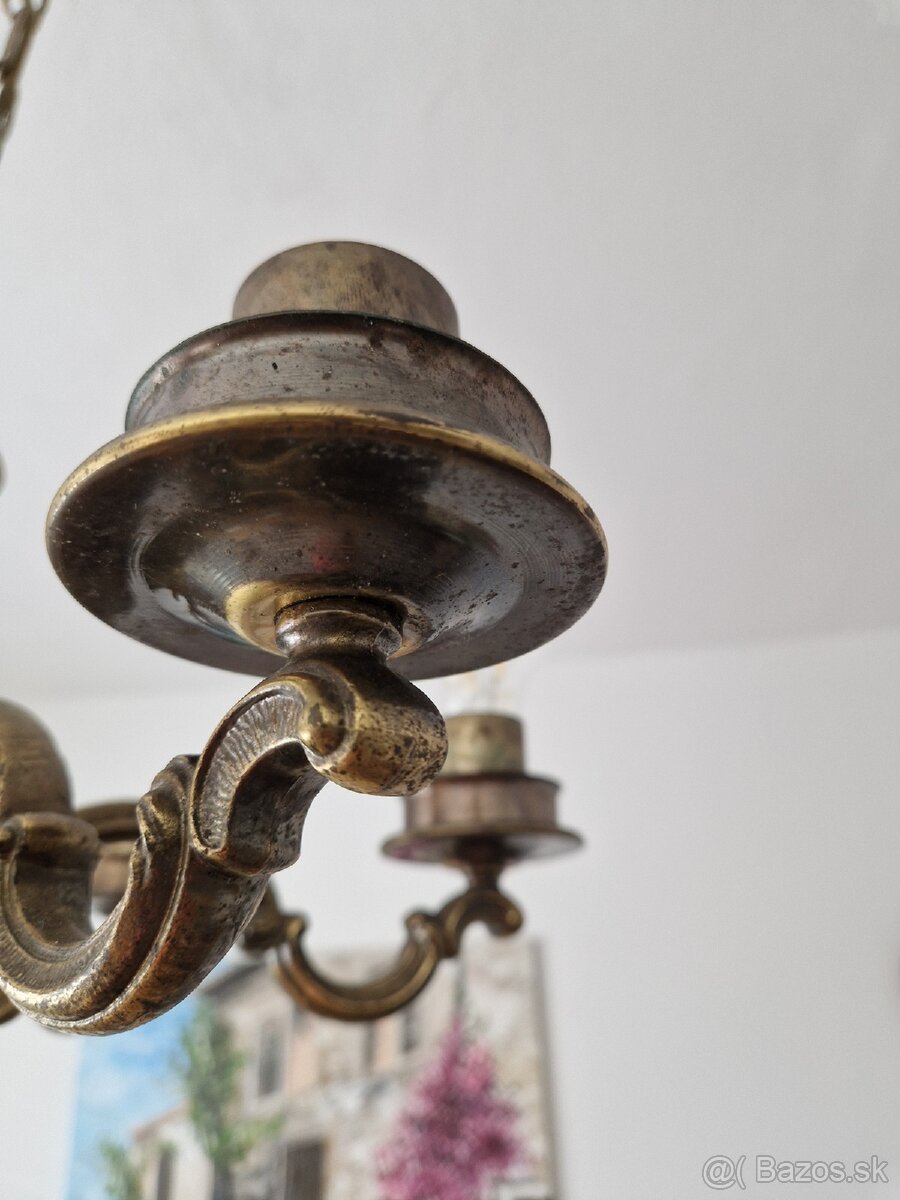 Mosadzný luster - 7