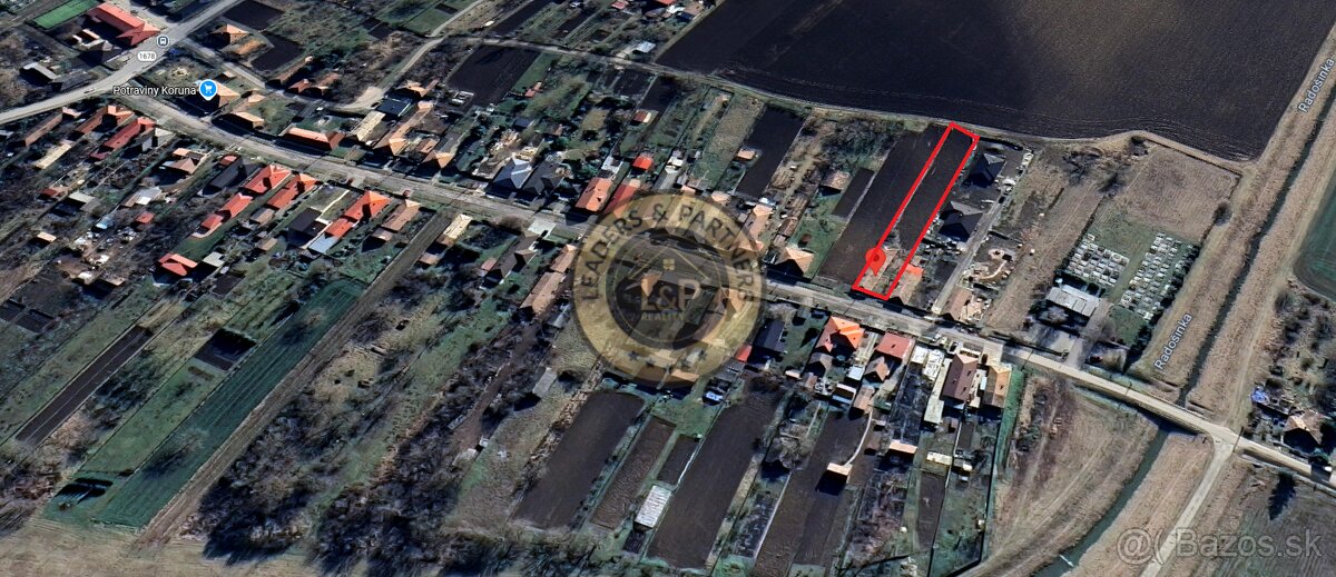 Pozemok na výstavbu domu, Malé Zálužie, IS pred pozemkomMalé - 7