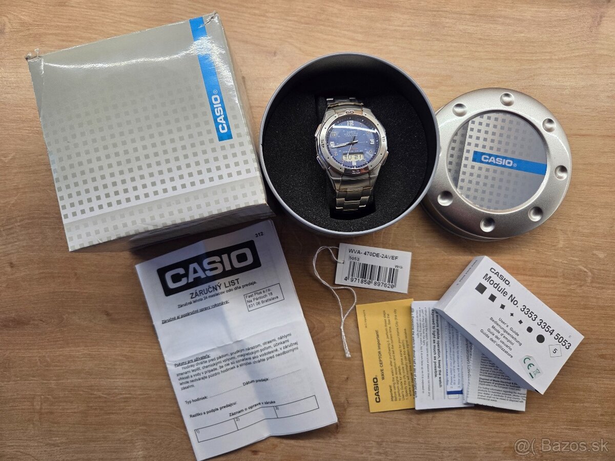 Casio,solárne, radiom riadene - 7