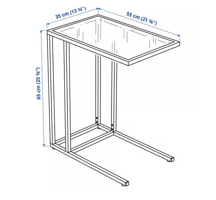 Príručný sklenený stolík - 7