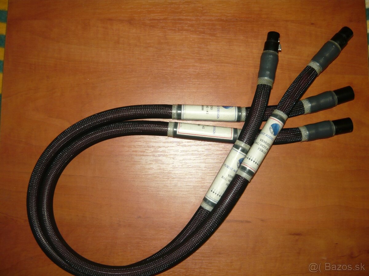 PAD ako Purist Audio Design kábel 1m XLR ,HIGH END - 7