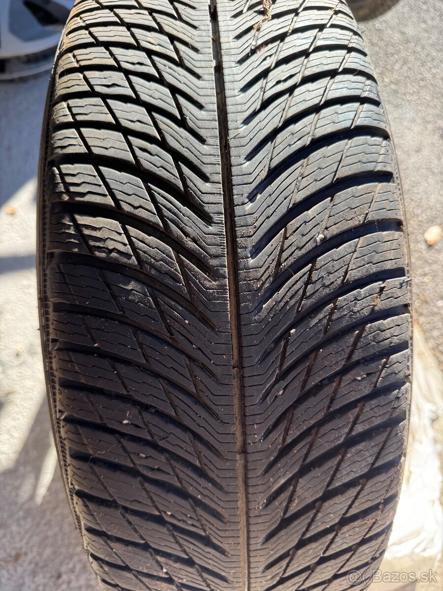 Audi R17 originál ALU disky + zimné pneu Michelin - 7