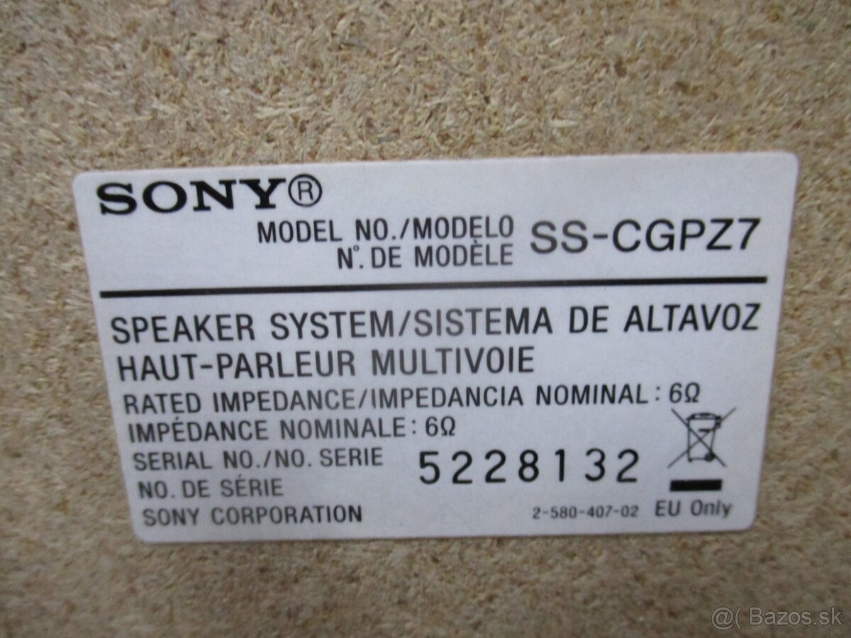 SONY SS-CGPZ7 - 7
