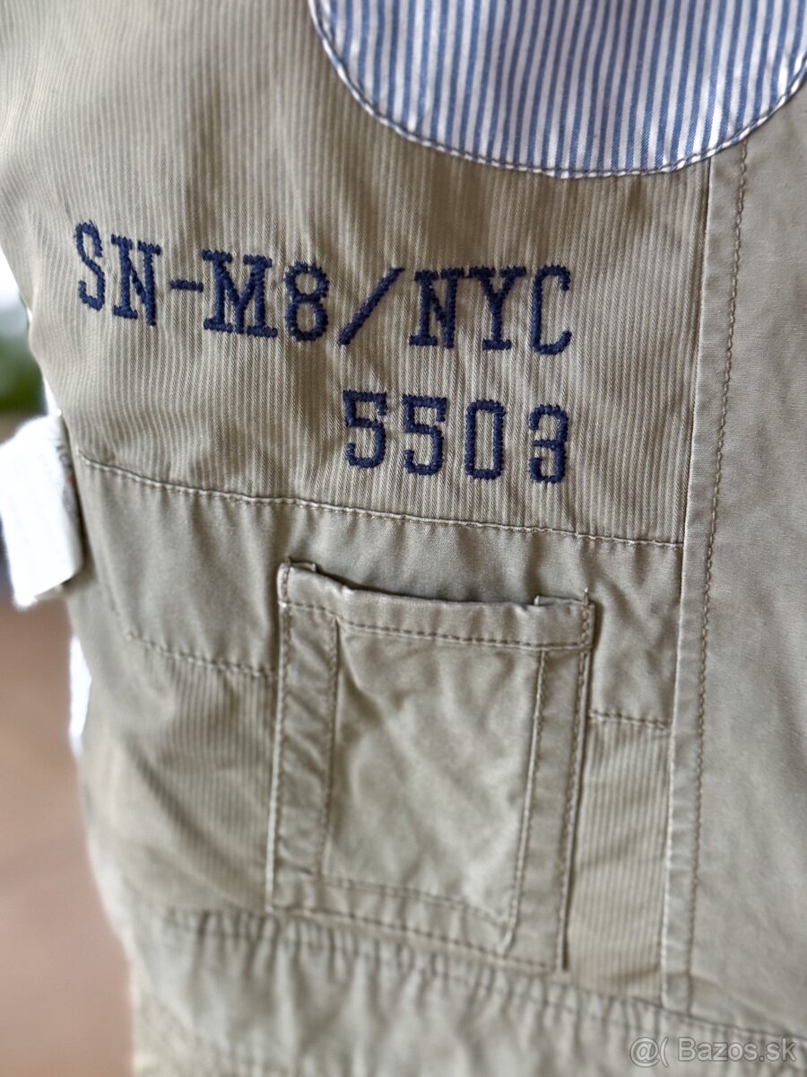 Béžová/piesková prechodná bunda - 7