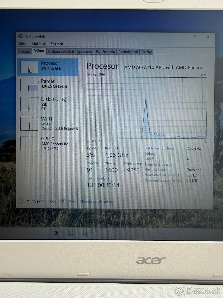 Predám notebook Acer Aspire E5-522 - 7