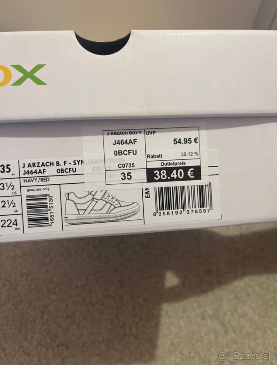 na predaj nové chlapčenské tenisky GEOX velkosť 35 - 7