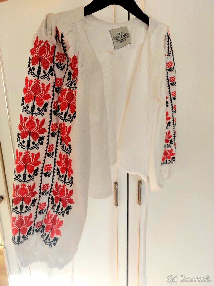 Vyšívaný top Jaroslava Wurll Kočanová S/M - 7