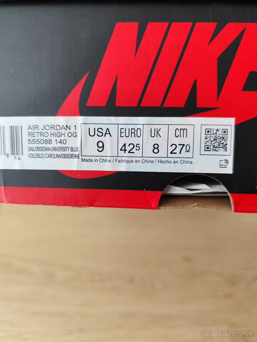 Air Jordan 1 High Retro OG Obsidian - 7