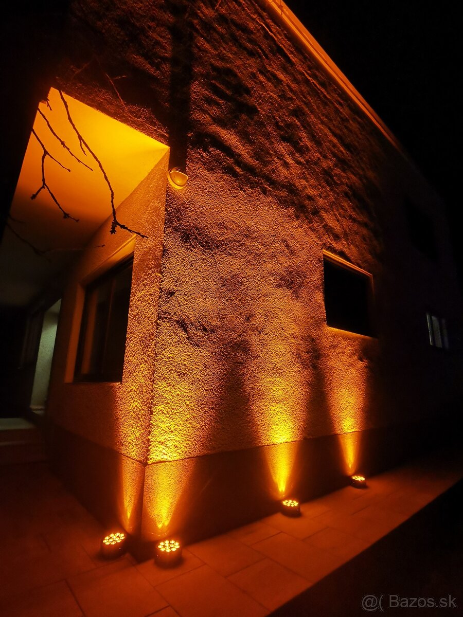 4ks Batériové akku led pary RGBW,diaľkové ov. +Taška - 7