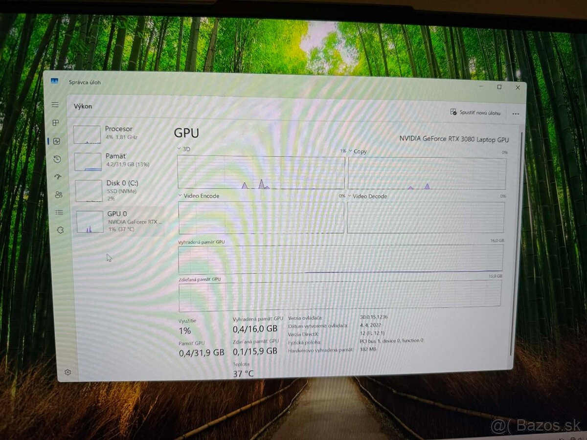 Lenovo Legion Intel i9-11980HK, RTX 3080 16GB - 7