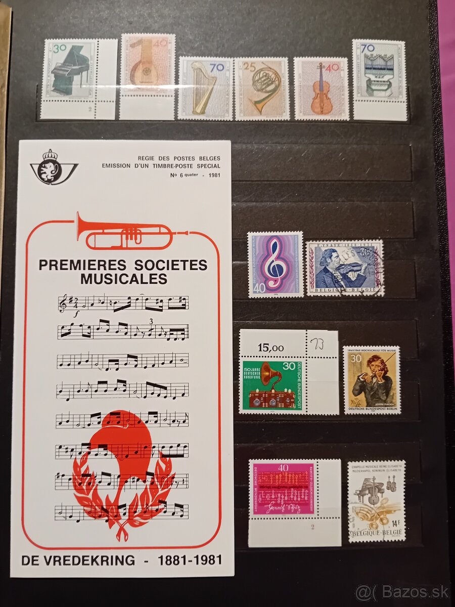 Známky hudba - 7