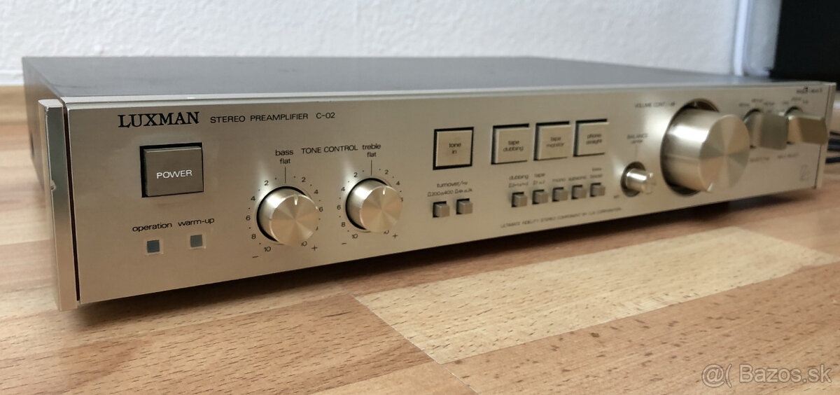 zostava Luxman M02 a C02 Japan - 7