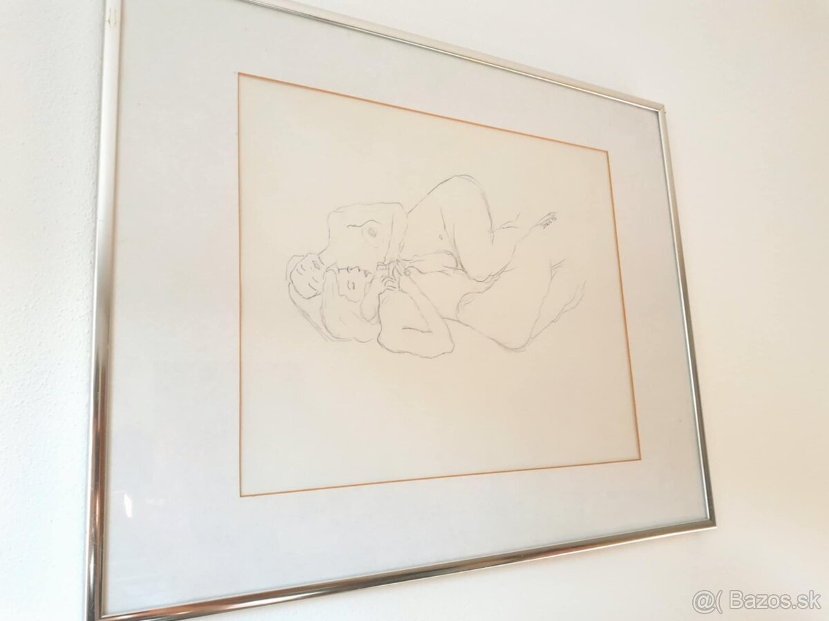 Kresba na výkres - Umelecké dielo - Doris - nahé ženy - akt - 7