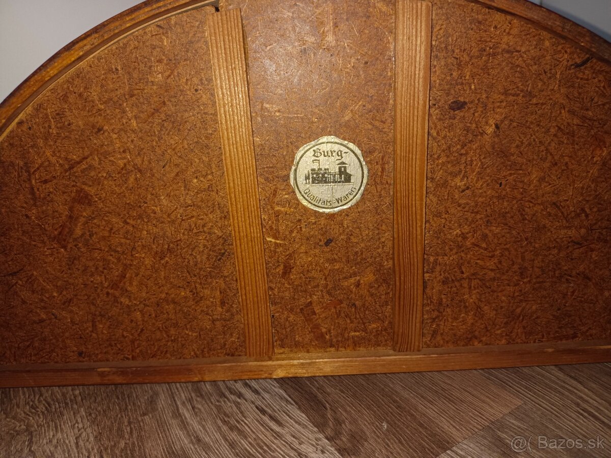 Krbové stolní hodiny starožitný Německo - 7