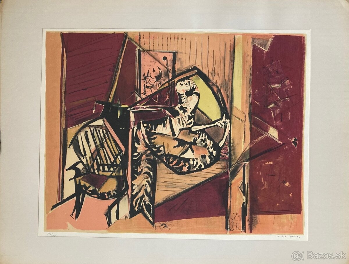 6 farebných litografií Endreho Nemesa, 1953 - 7