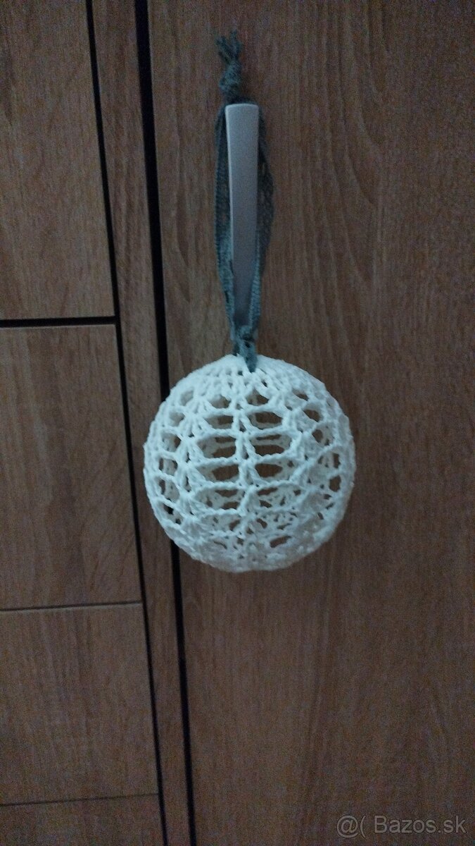 Háčkované vianočné ozdoby - 7