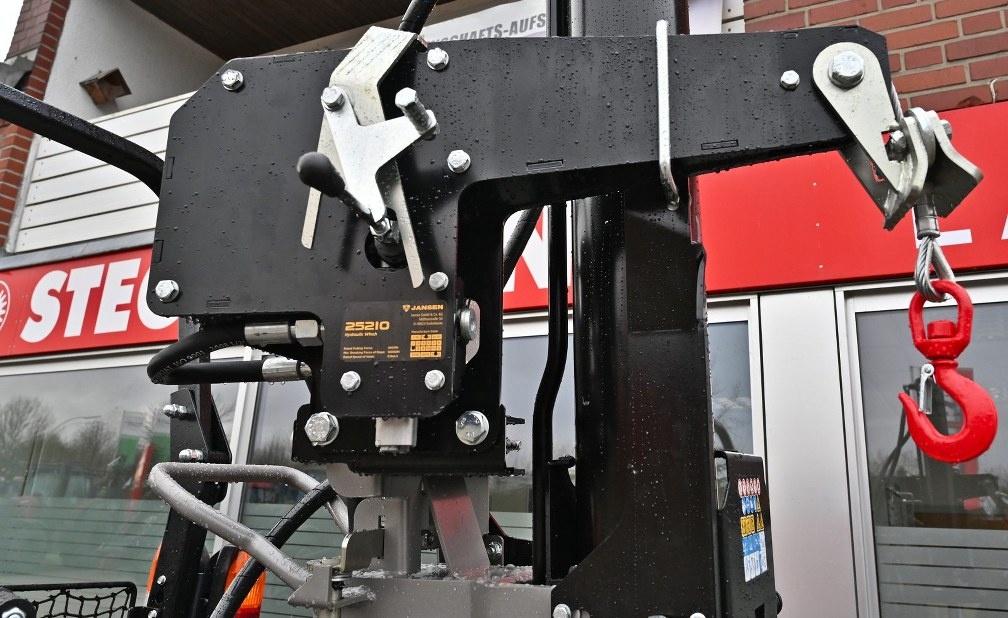 Štiepačka za traktor + elektromotor JANSEN TS-30K 30 ton - 7