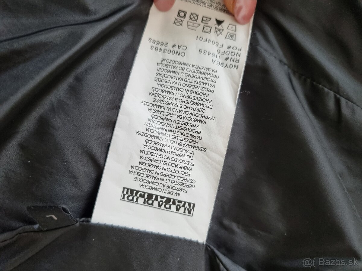 nová sivo-čierna dámska bunda Napapijri veľ. 40 - 7