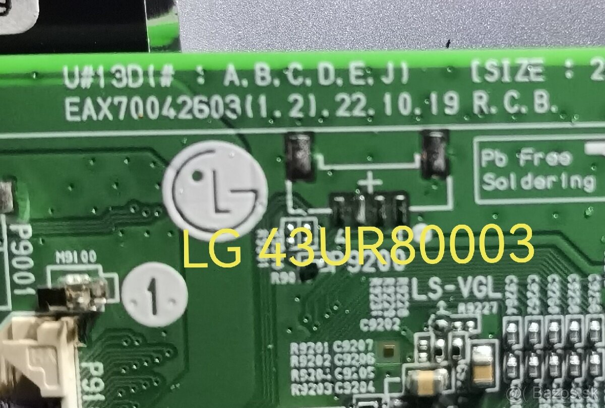 Predám diely z TV LG 43UR80003. - 7