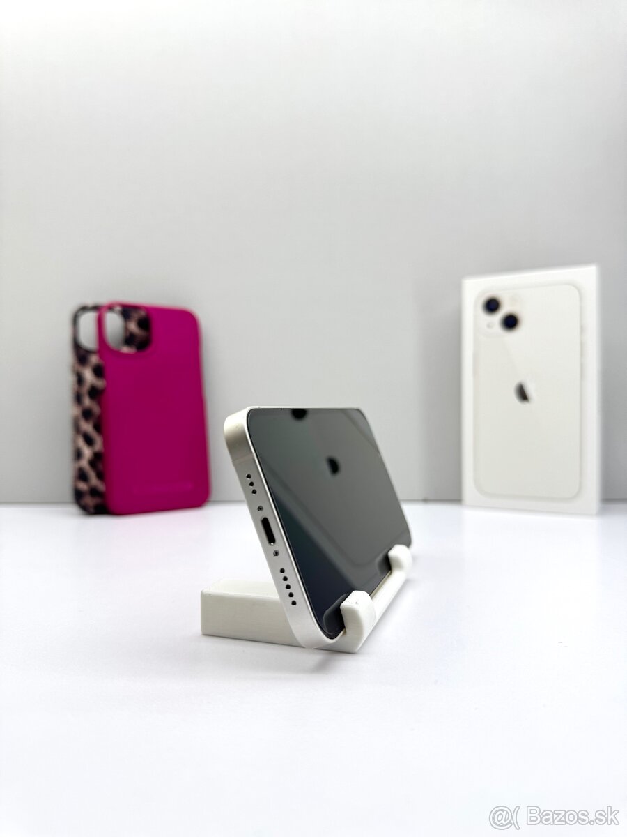 iPhone 13 128GB STARLIGHT TOP STAV 100% BATÉRIA - 7