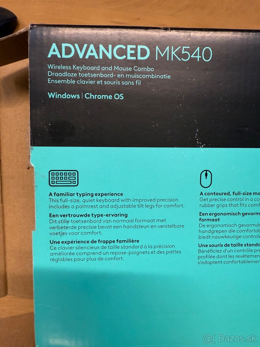 Predám klávesnicu s myšou Logitech MK540 CZ + SK - 7