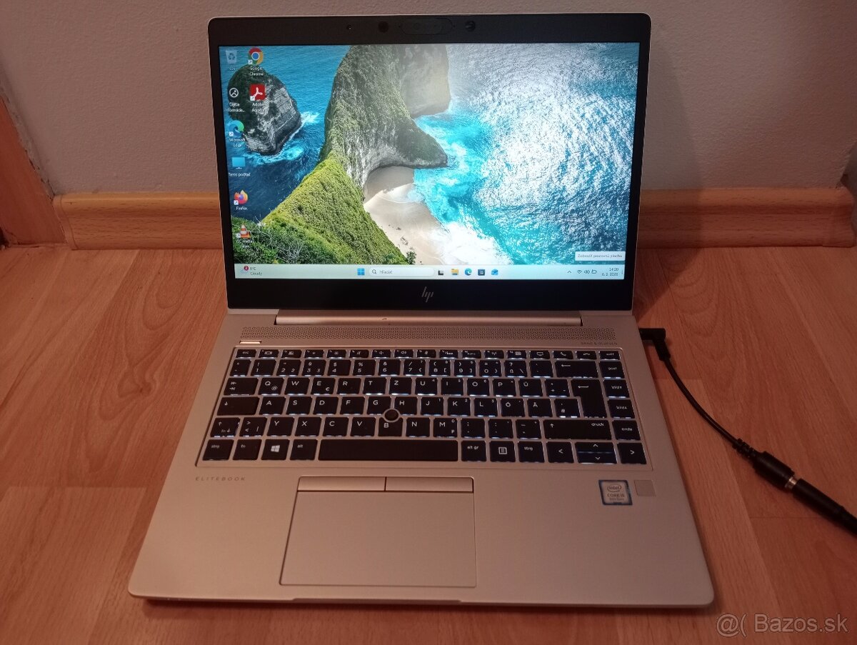 predám HP elitebook 840 g6 - Intel core i5 -8gb ram -ssd - 7