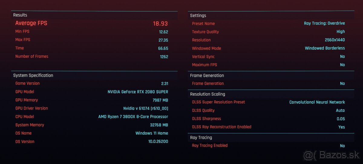 RTX 2080 Super výkonovo = RTX 4060 - 7