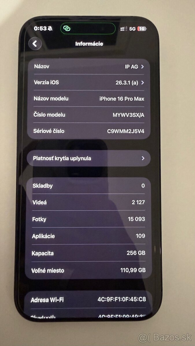Apple iPhone 16 Pro Max 256GB Black Titanium - 7