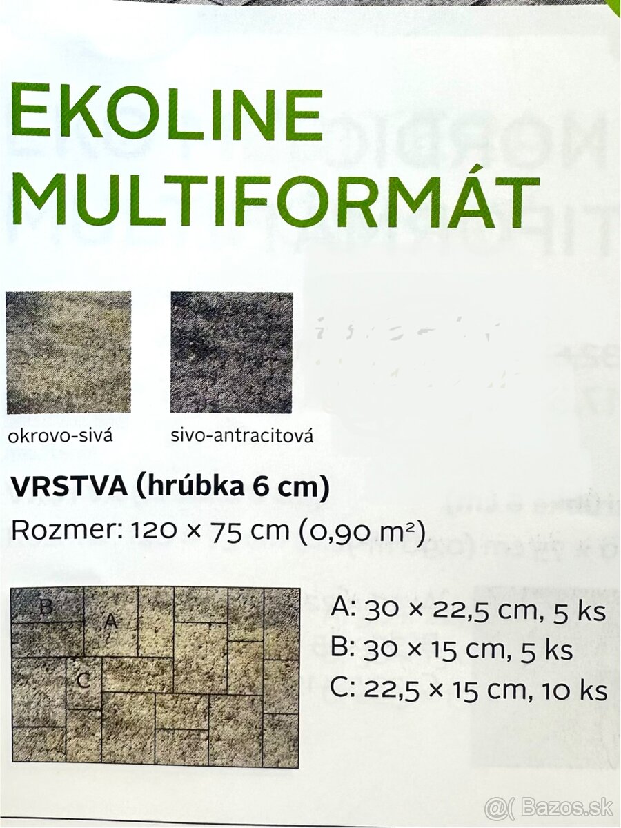 Zámková dlažba ABW Ekoline 6 Multiformát - 7