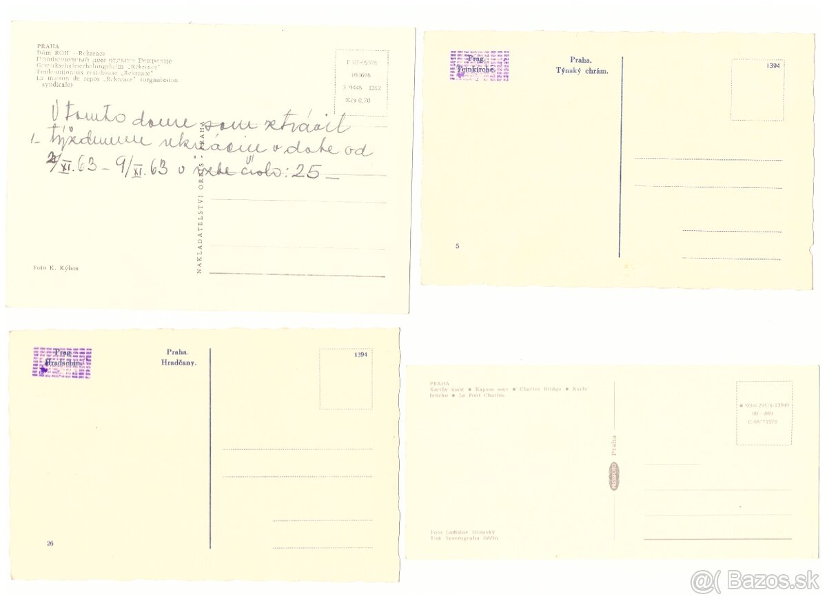 Pohľadnice Praha - 7