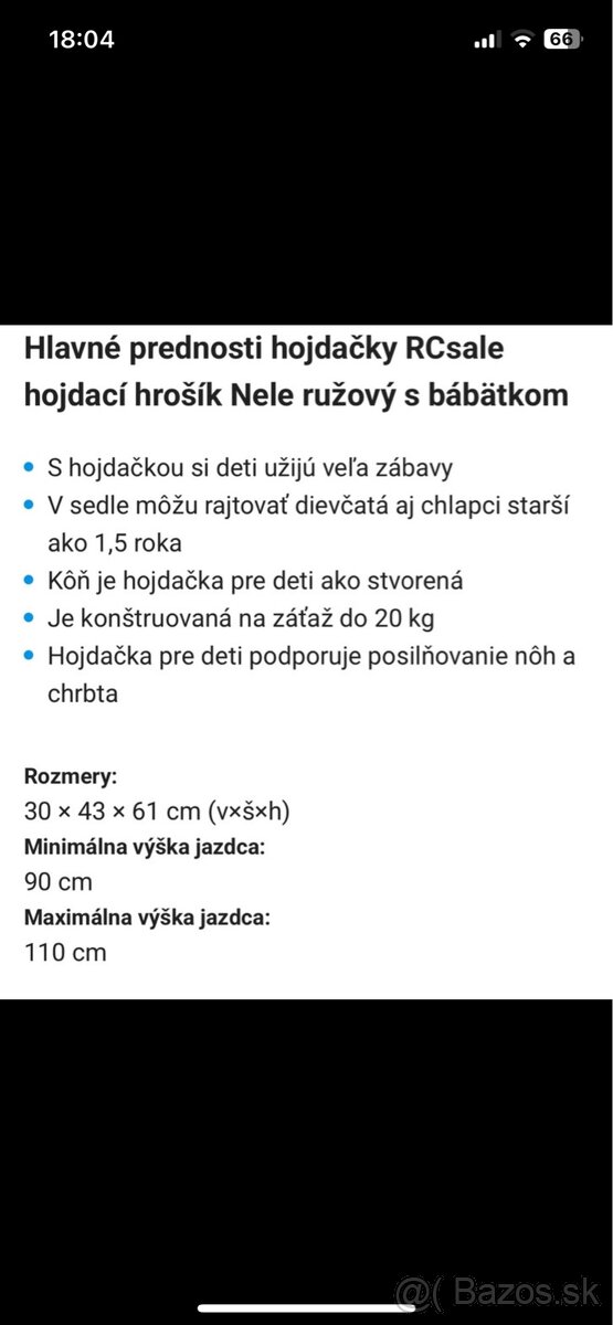 Hojdací hrošík - 7