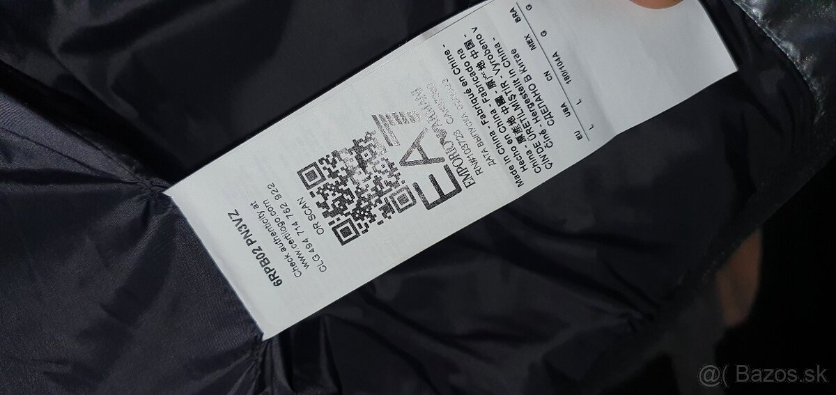 Armani bunda strieborna leskka veľkosť L - 7