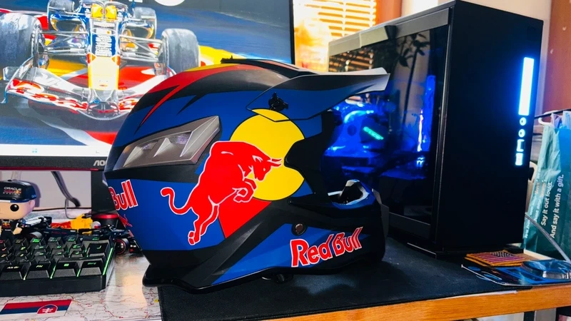 MX-MTB Redbull styled Helmet S/55-56 - 7