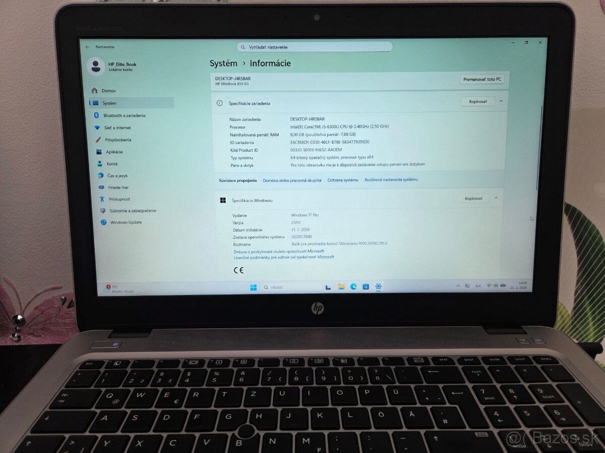 HP EliteBook 850 G3 (i5, Full HD) – TOP stav - 7