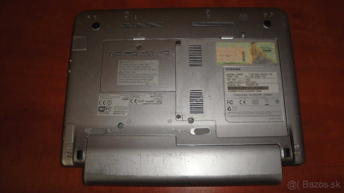 Predám mini notebook Toshiba v Bratislave a okolí - 7