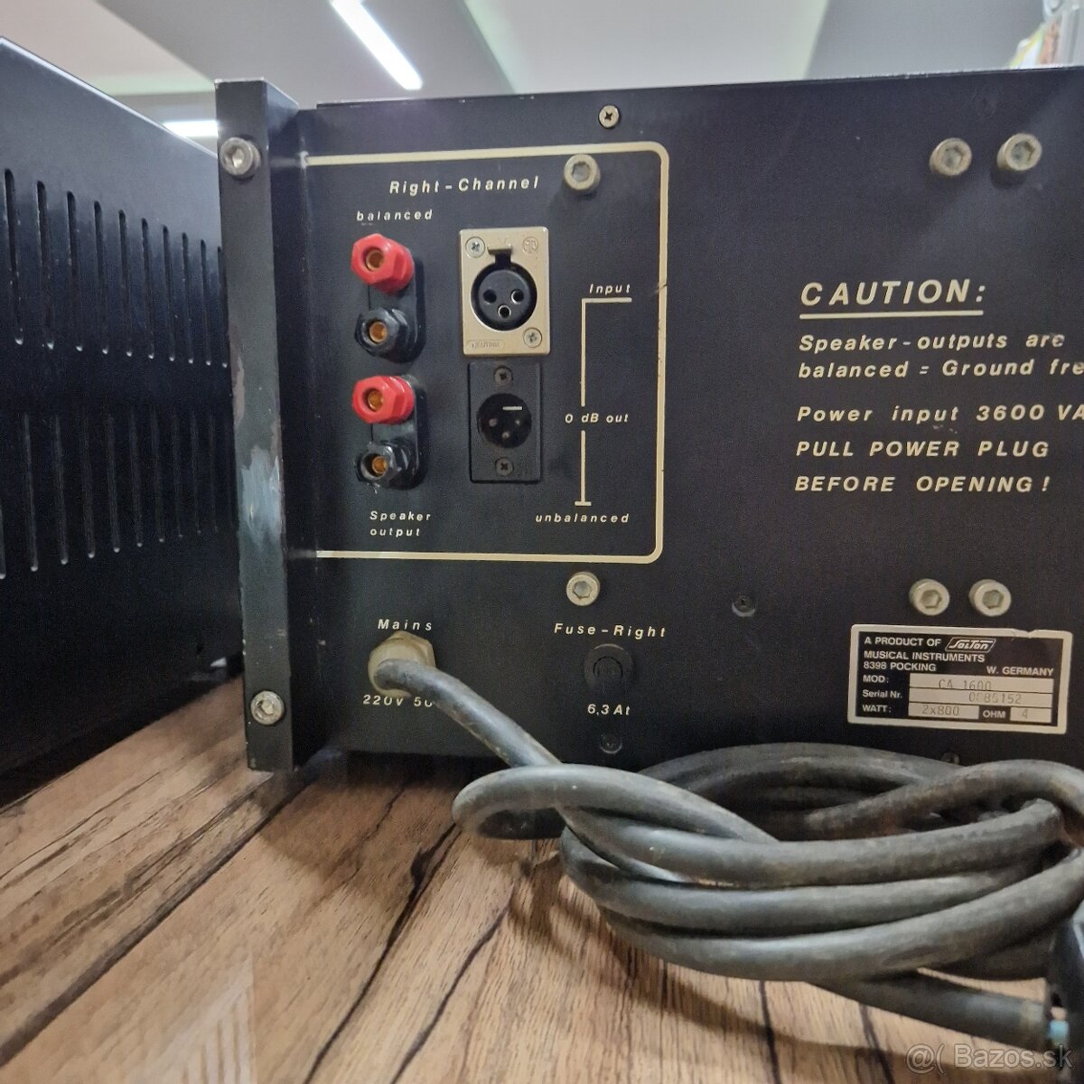 CRAFT SYSTEM BY SOLTON CA-1600...Mos-Fet Koncový zosilovač . - 7