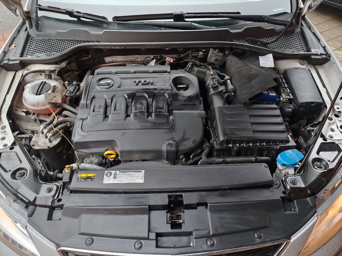 SEAT LEON 1.6 TDI 81KW, ROK 2016,168.400 KM, PLNÝ SERVIS - 7