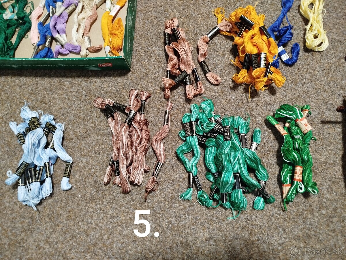Bavlnky na vyšívanie - 7