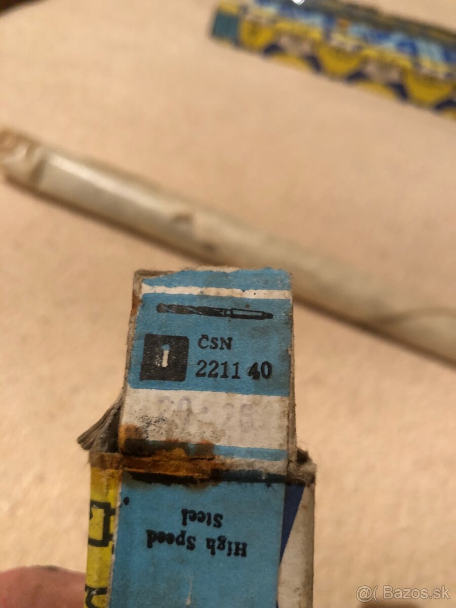 Vrtáky POLDI HSS s kužeľom,skľučovadlo UsJ 20 a redukcie - 7