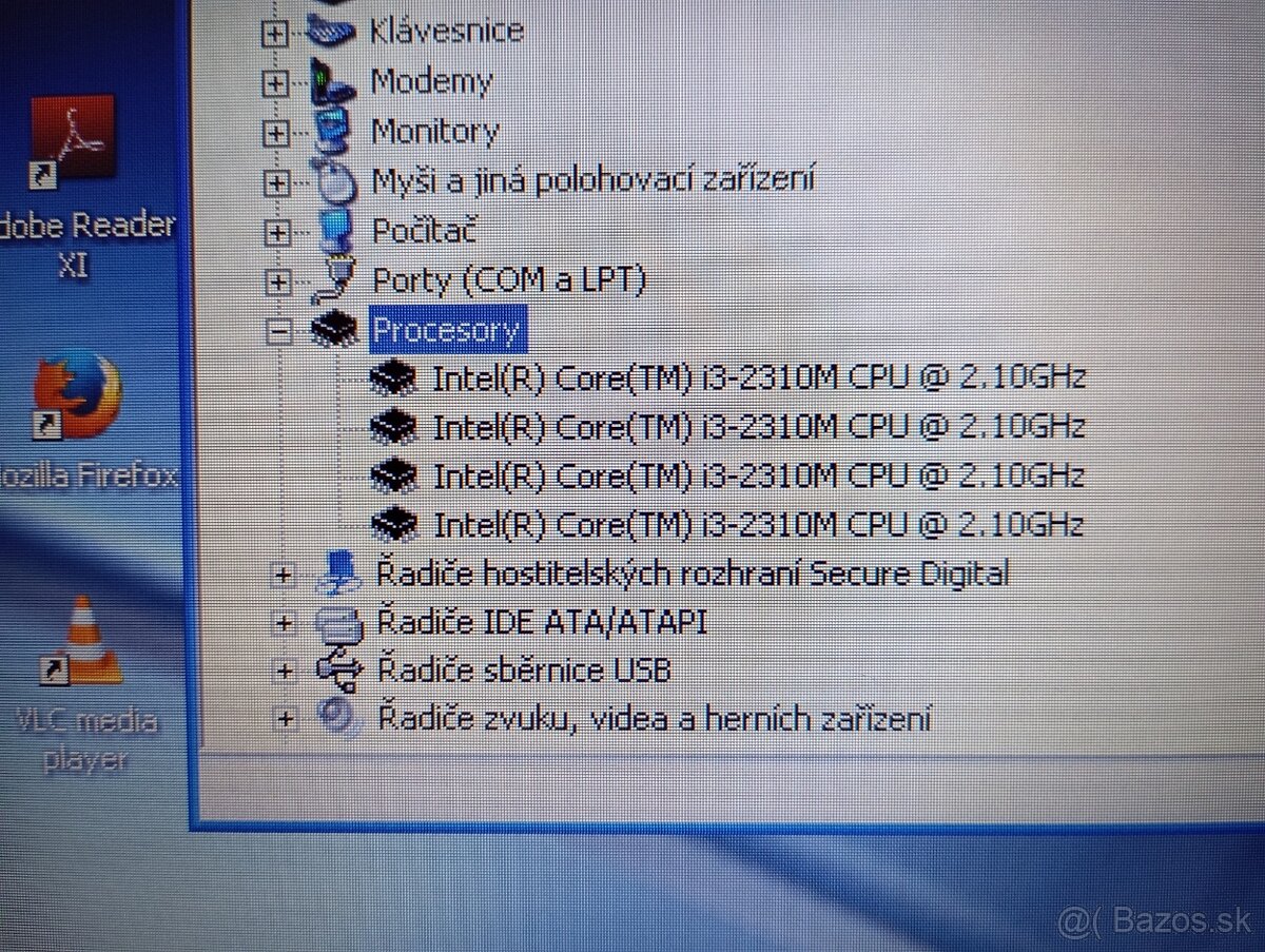 predám Fujitsu Lifebook e751 ,Intel® Core™i3 , RS232 , WinXP - 7