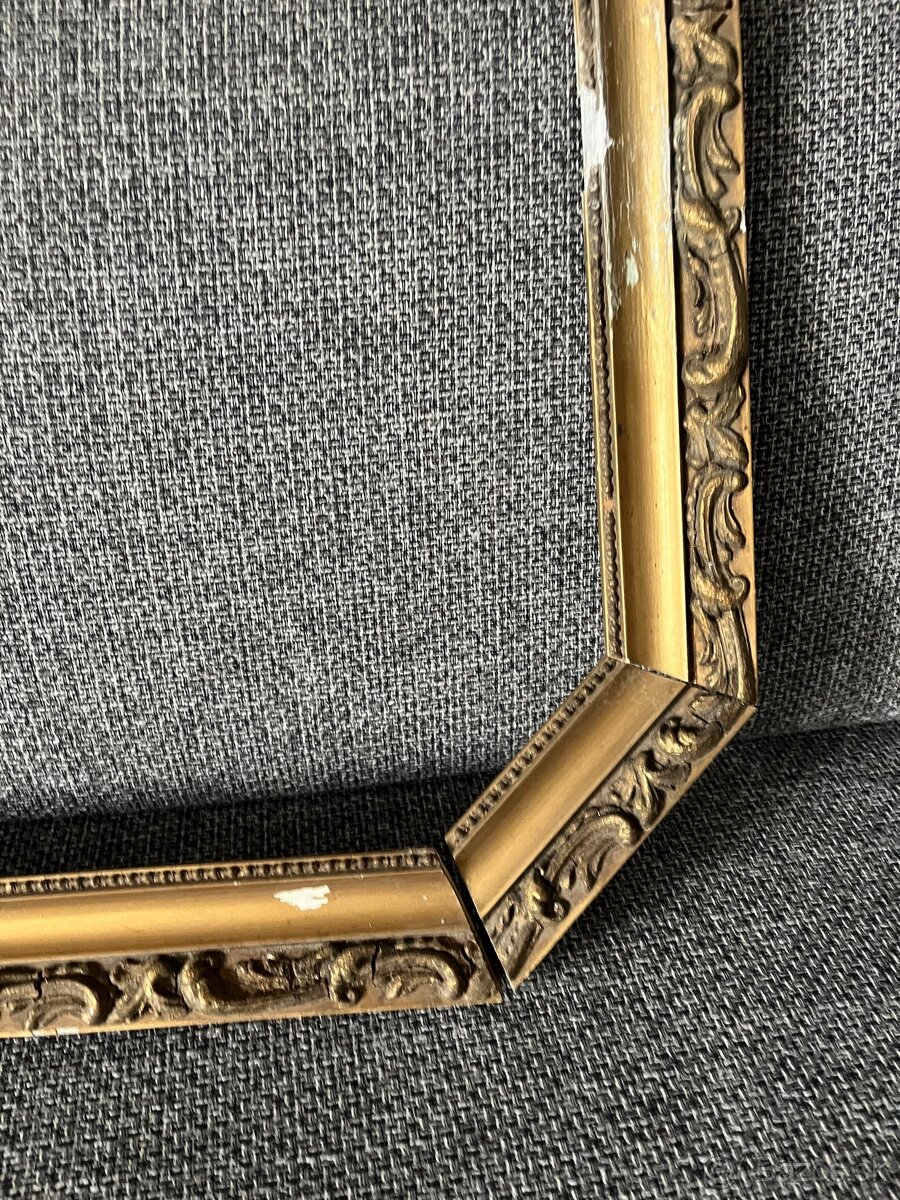 Retro masívny rám na obraz 110X60cm - 7