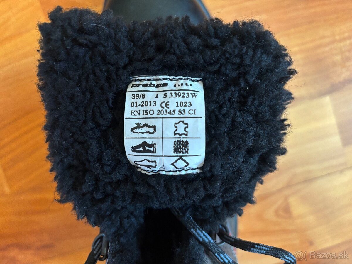 Predám zimnú bezpečnostnú obuv PRABOS - 7